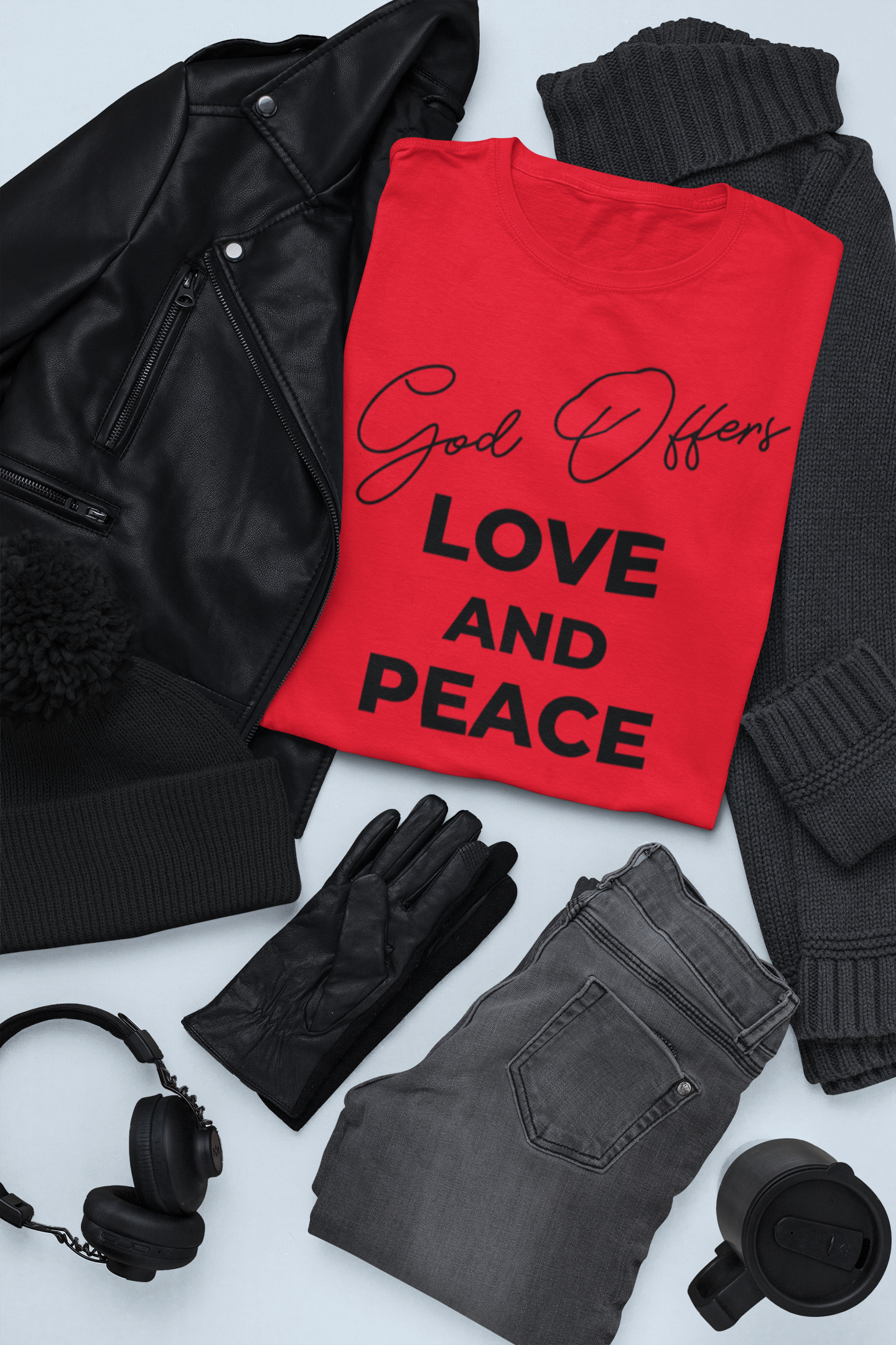 God Offers Love and Peace - Unisex T-Shirt