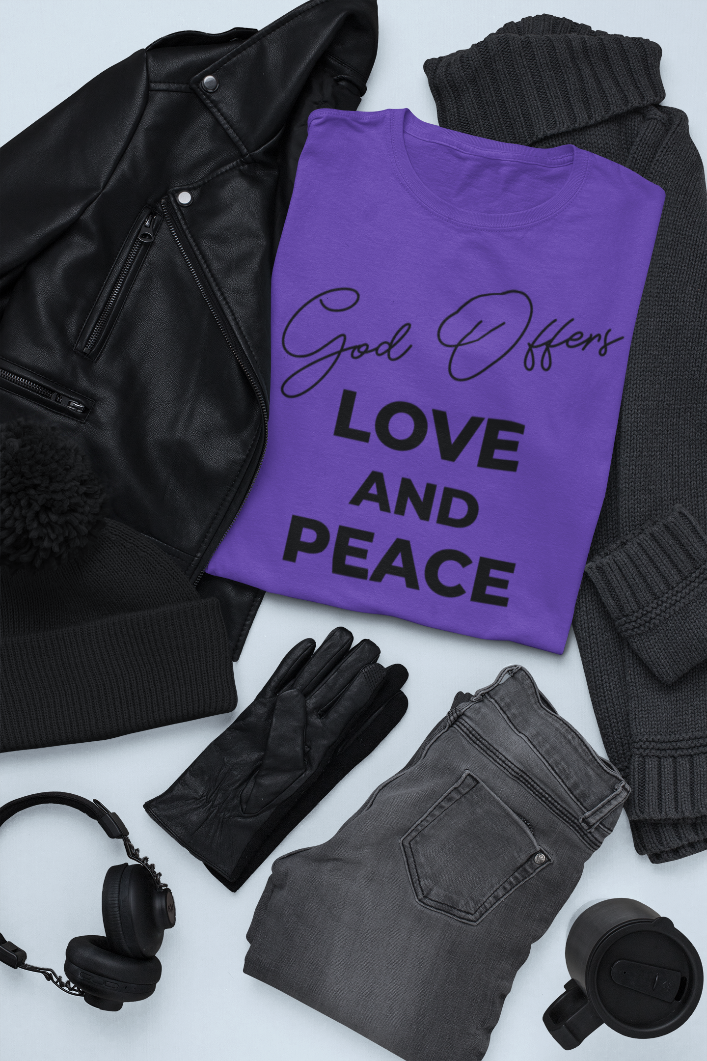 God Offers Love and Peace - Unisex T-Shirt
