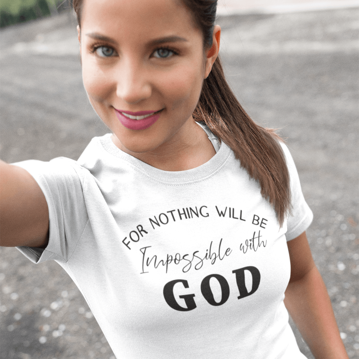 For Nothing Will Be Impossible with GOD - Unisex T-Shirt - The Imperial